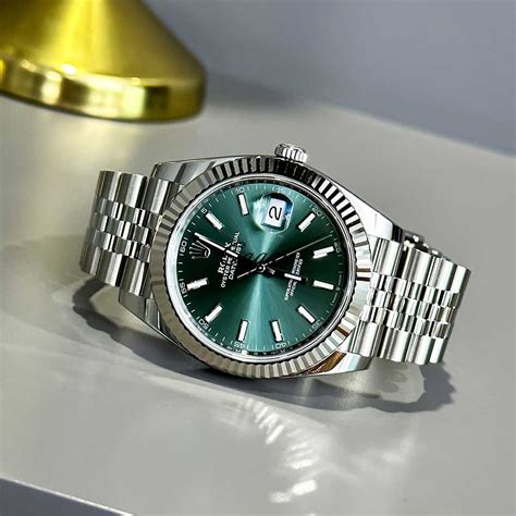 rolex date just 41 2022|Rolex Datejust 41 mint green.